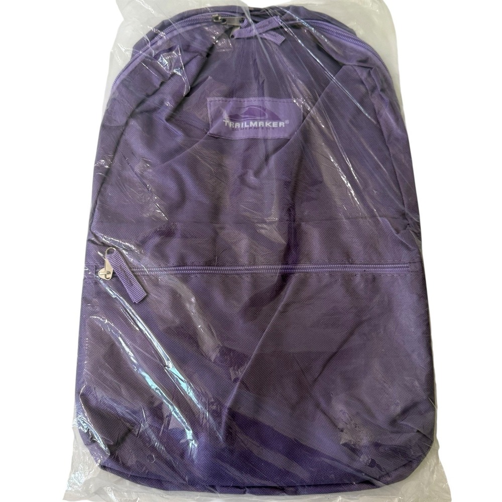 Trailmaker New Classic 17" Purple Adjustable Shoulder Strap‎ Backpack S-4